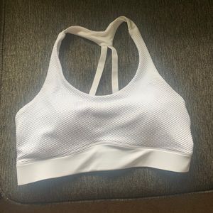 White Polka Adjustable Strappy Bra
